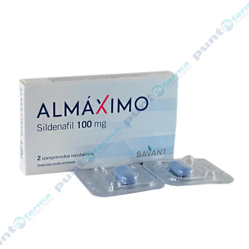  Almáximo Sildenafil 100mg - Caja de 2 comprimidos