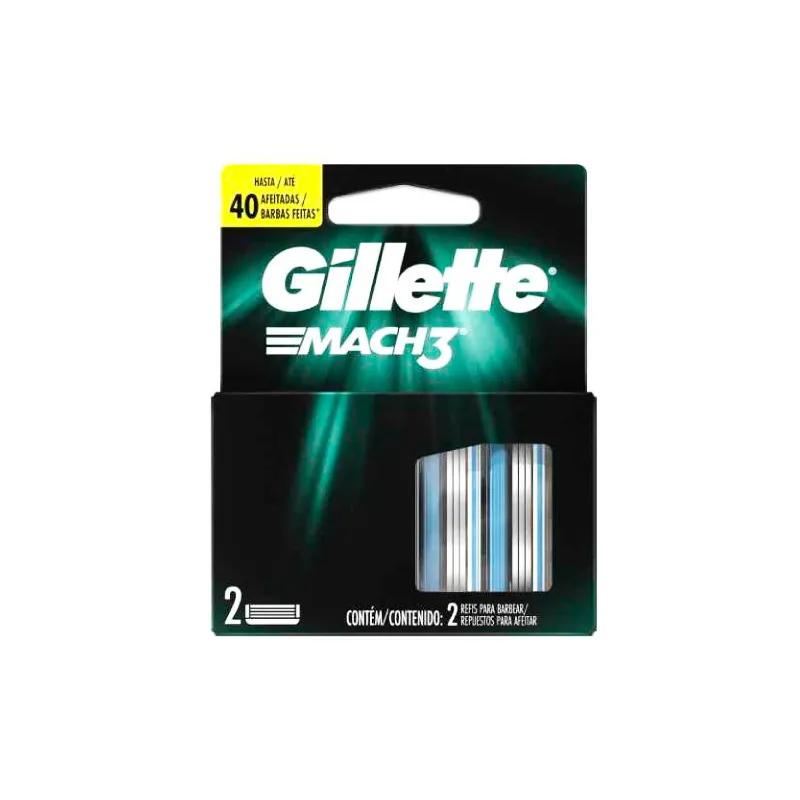 Cartuchos de Repuesto Gillette Mach3  - Cont. 2 unidades