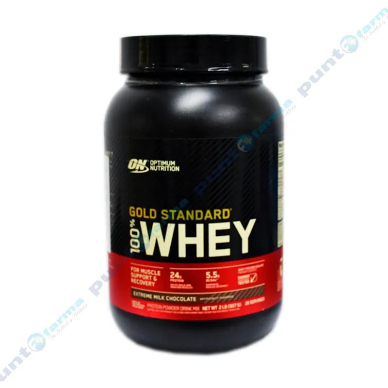 Optimum Nutrition Whey Gold Milk Chocolate - Cont. 907 mg