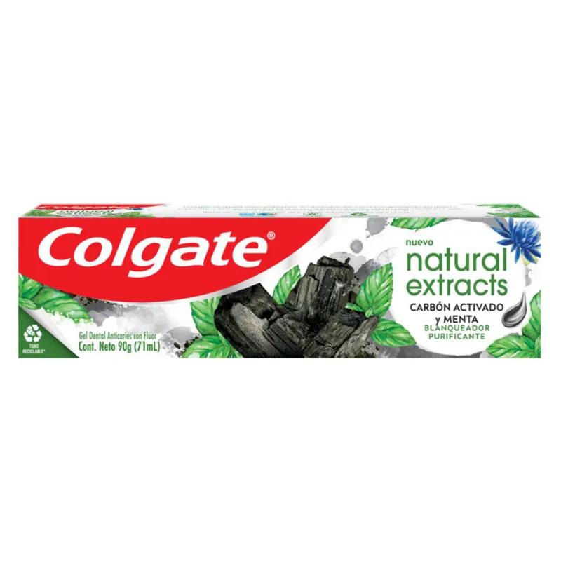 Pasta Dental Colgate Naturals Carbón - 90 gr