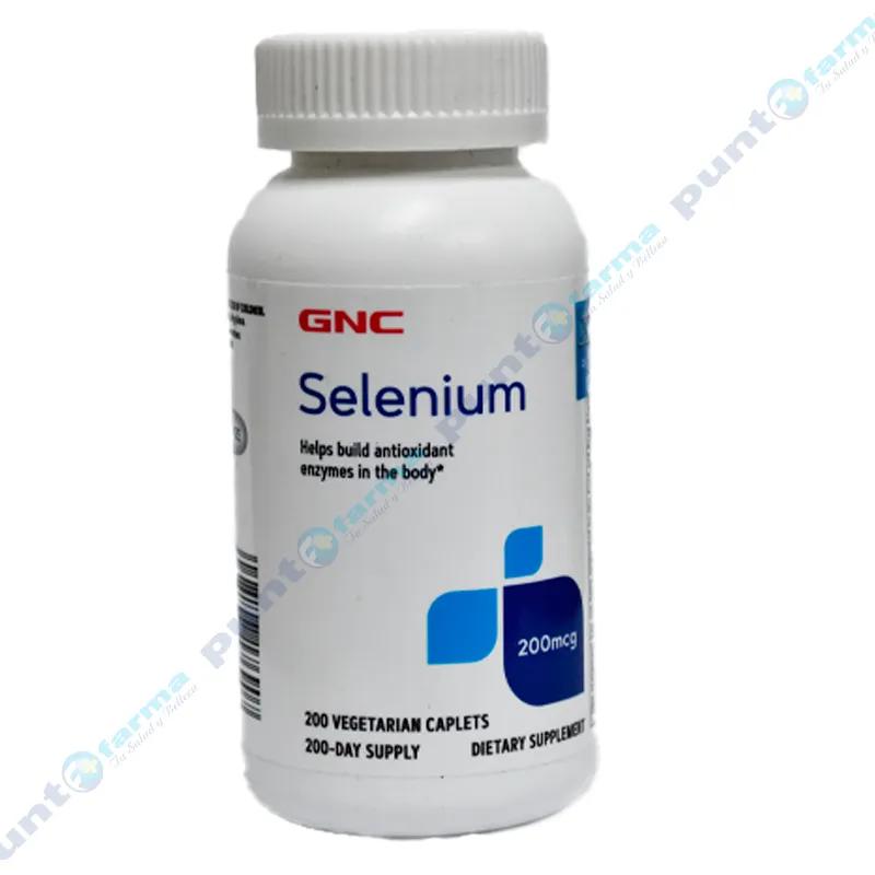 Selenium 200 mcg GNC - Frasco de 200 Cápsulas