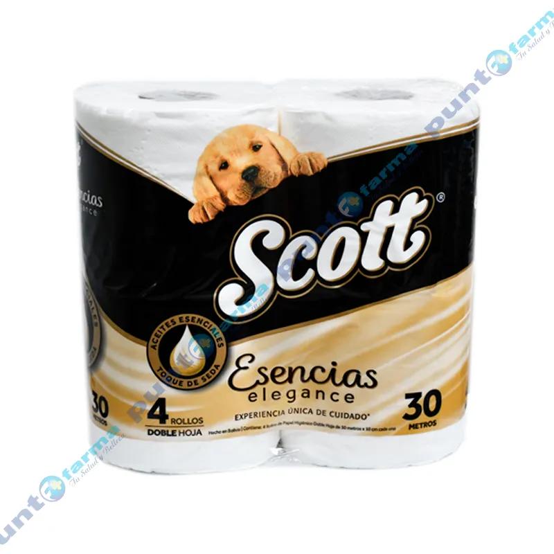 Papel Higienico Esencias Elegance Scott - Cont. 4 rollos