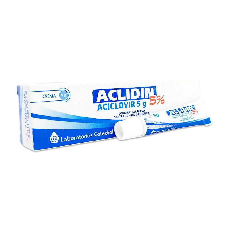 Aclidin Aciclovir Crema Pomo - 5gr