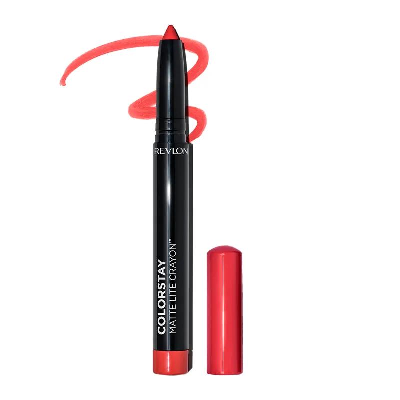 Lápiz Labial Crayon Lipstick Revlon Colorstay Matte Lite Shes Fly - 1,4gr