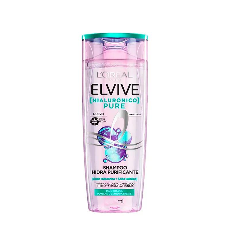 Shampoo Hialurónico Pure L'oréal Paris Elvive - 370mL