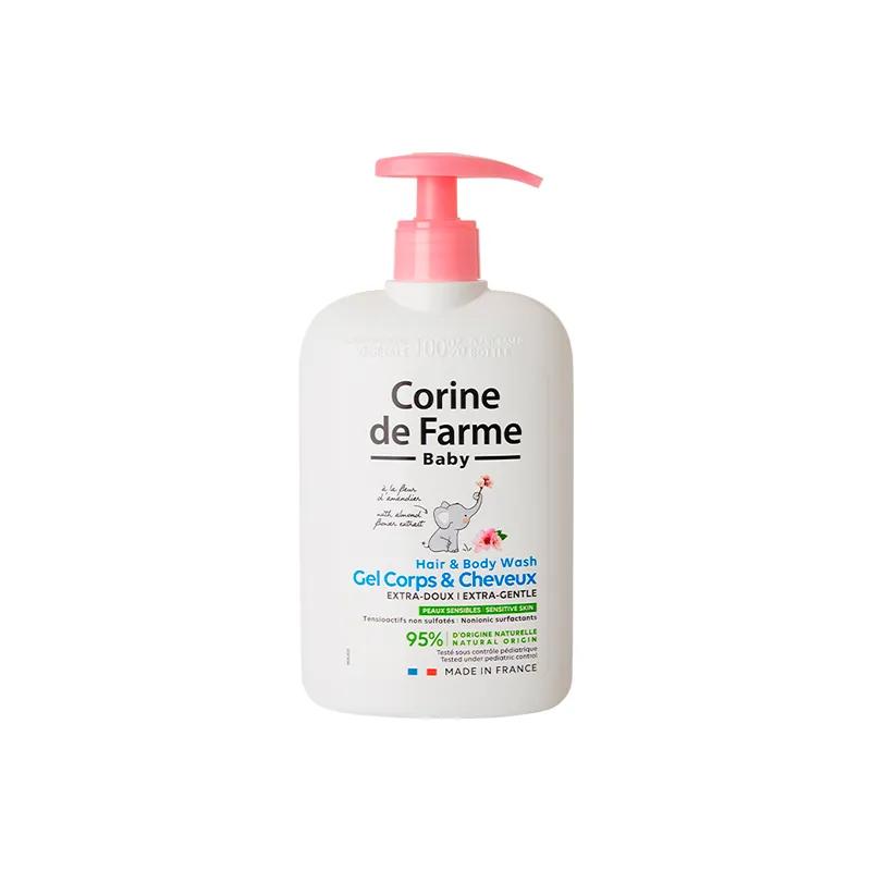 Gel de Ducha Cuerpo/Cabello CF Baby Hair & Body Wash Extra Gentle Corine de Farme - 500mL