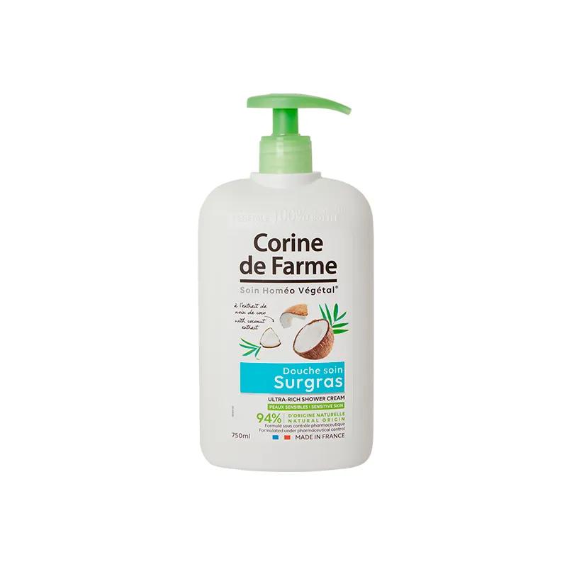 Crema de Ducha Ultra Hidratante con Extracto de Coco Corine de Farme - 750mL