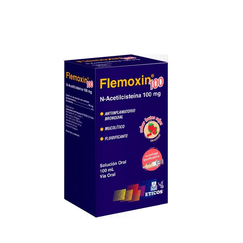 Flemoxin N- Acetilcisteina 10mg - Jarabe de 100 ml.
