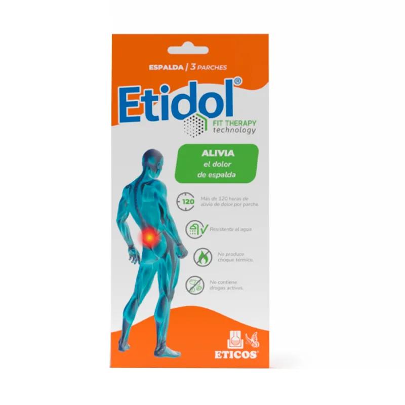 Etidol Fit Therapy Technology Espalda - Cont. 3 Parches.