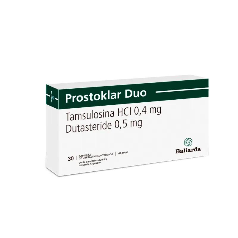Prostoklar Duo Tamsulosina HCI 0,4 mg - Cont. 30 Capsulas