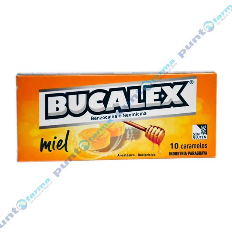 Caramelos Bucalex Miel  Benzocaina - Cont. 10 caramelos