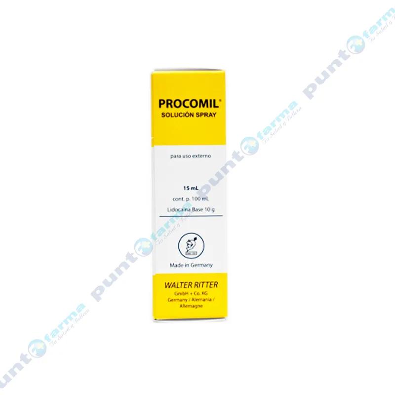 Procomil Lidocaina Solución Spray - Cont. 15 ml