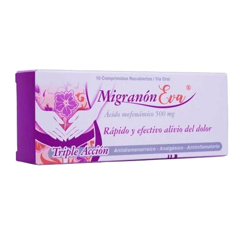 Migranón Eva Acido Mefenámico 500mg - Cont. 10 comprimidos recubiertos