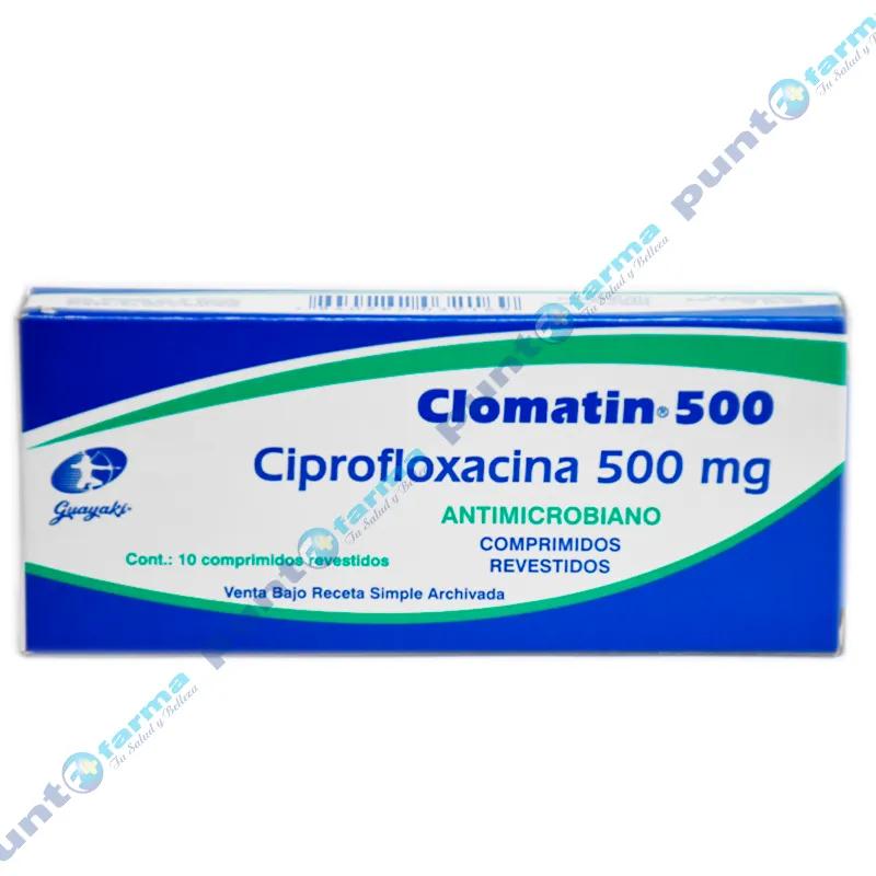 Clomatin Ciprofloxacina 500 mg - Cont. 10 Comprimidos