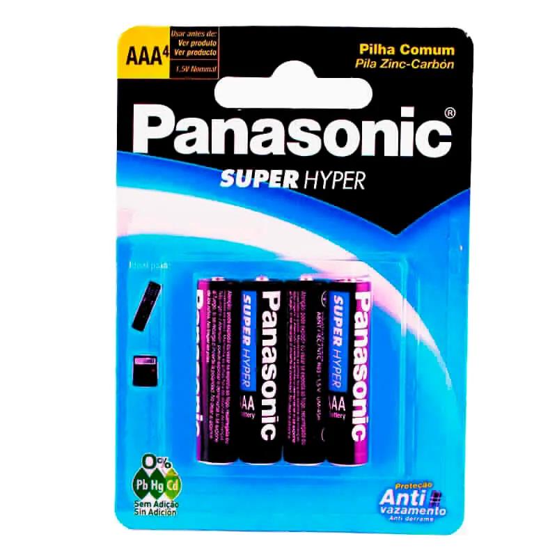 Pila Común Panasonic Super Hyper - Cont 4 unidades