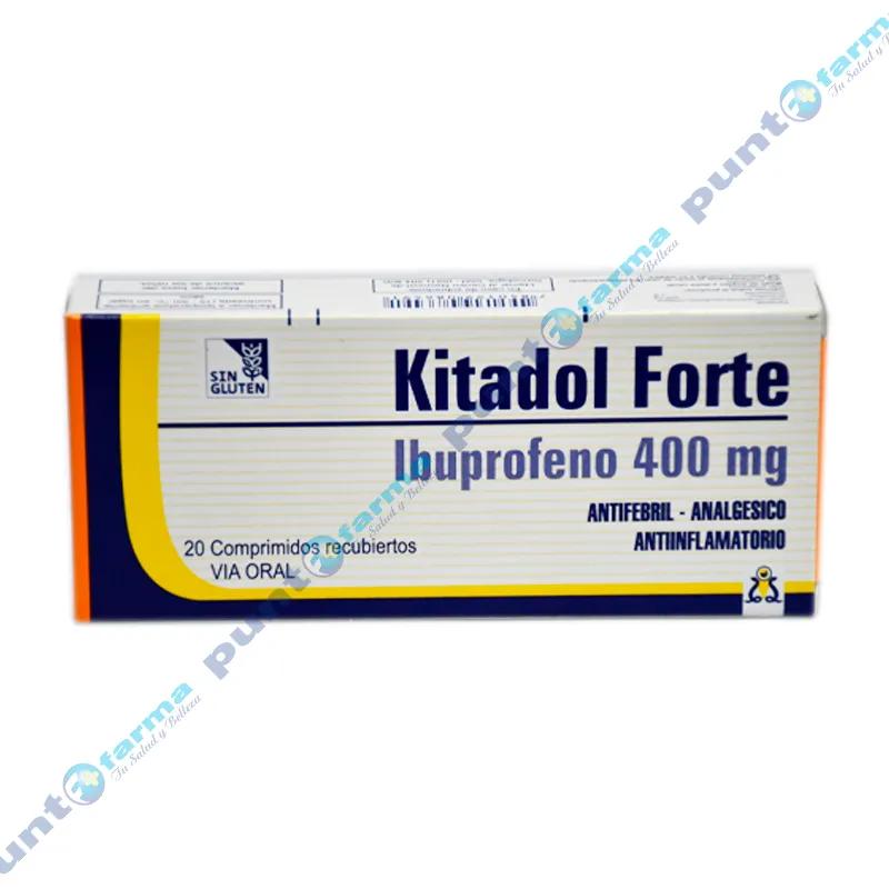 Kitadol Forte Ibuprofeno 400 mg - Caja de 20 comprimidos