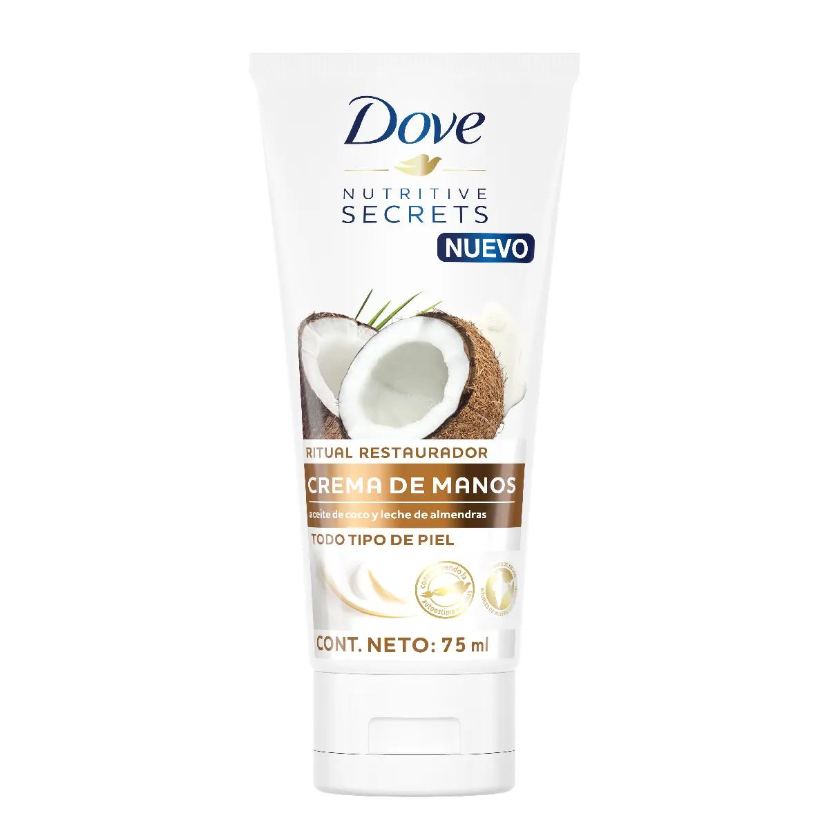 Crema para Manos Ritual Restaurador Coco Dove - 75 ml