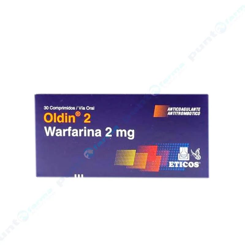Oldin 2 Warfarina 2 mg - Caja 30 comprimidos oral