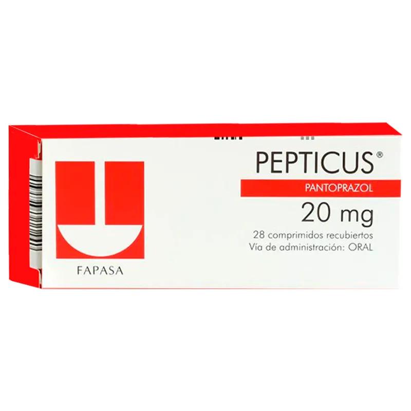 Pepticus Pantoprazol 20 mg - Caja de 28 comprimidos recubiertos