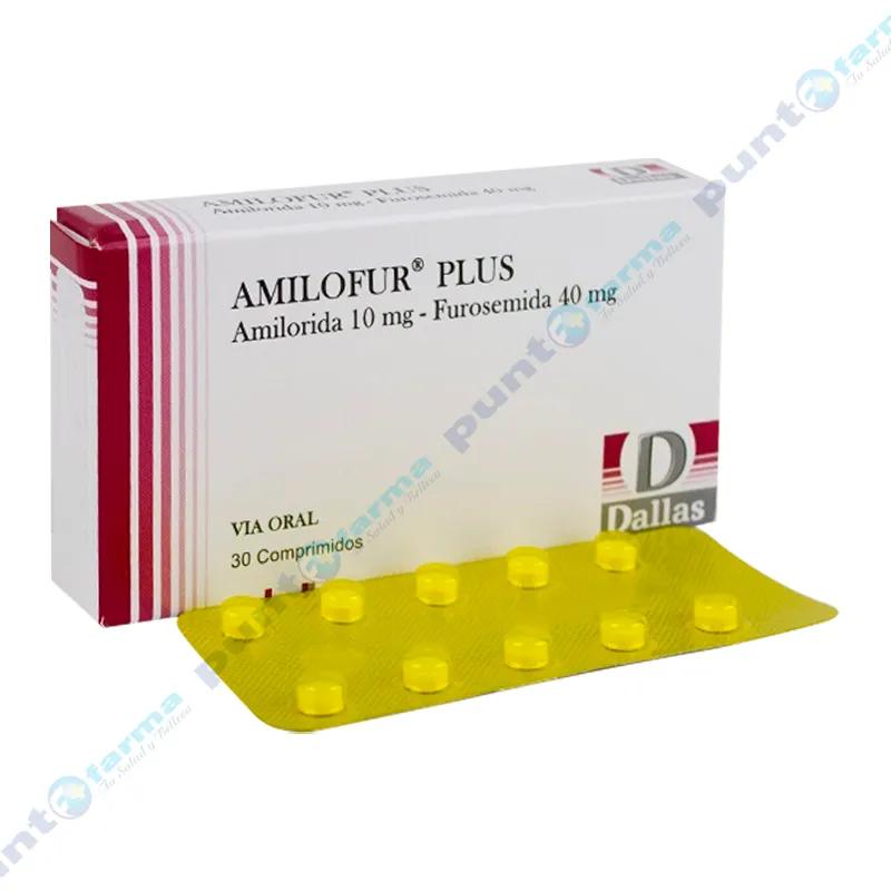 Amilofur Plus Amilorida - Caja de 30 comprimidos