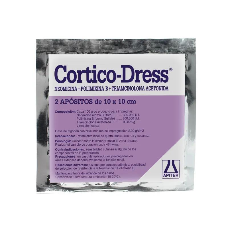 Apósitos Cortico-Dress - 1 sobre de 2 unidades