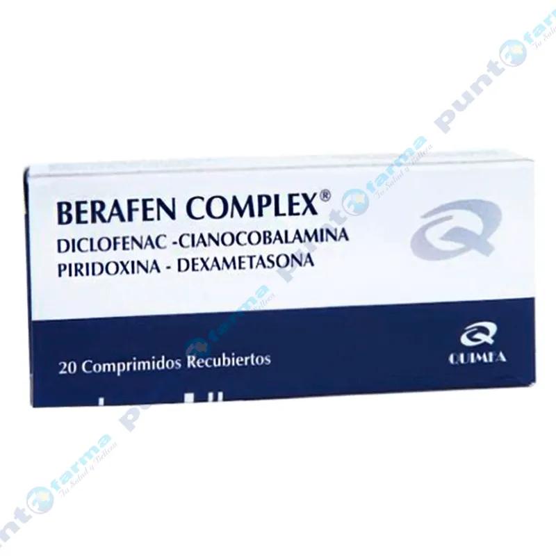 Berafen Complex Diclofenac Cianocobalamina - Cont. 20 Comprimidos Recubiertos.