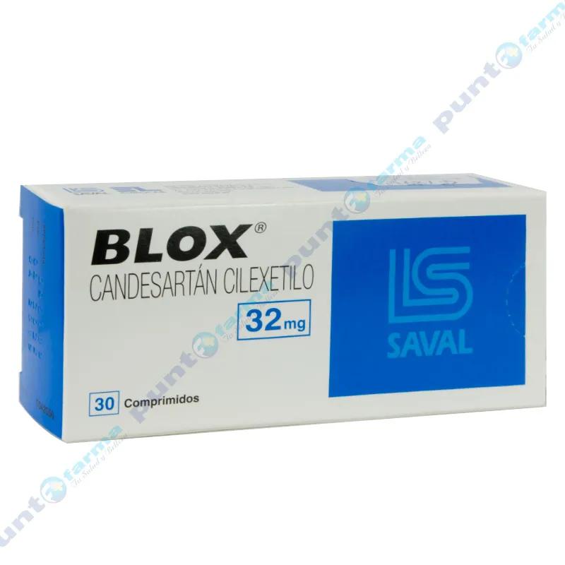 Blox Candersatán Cilexetilo 32 mg - Cont. 30 comprimidos