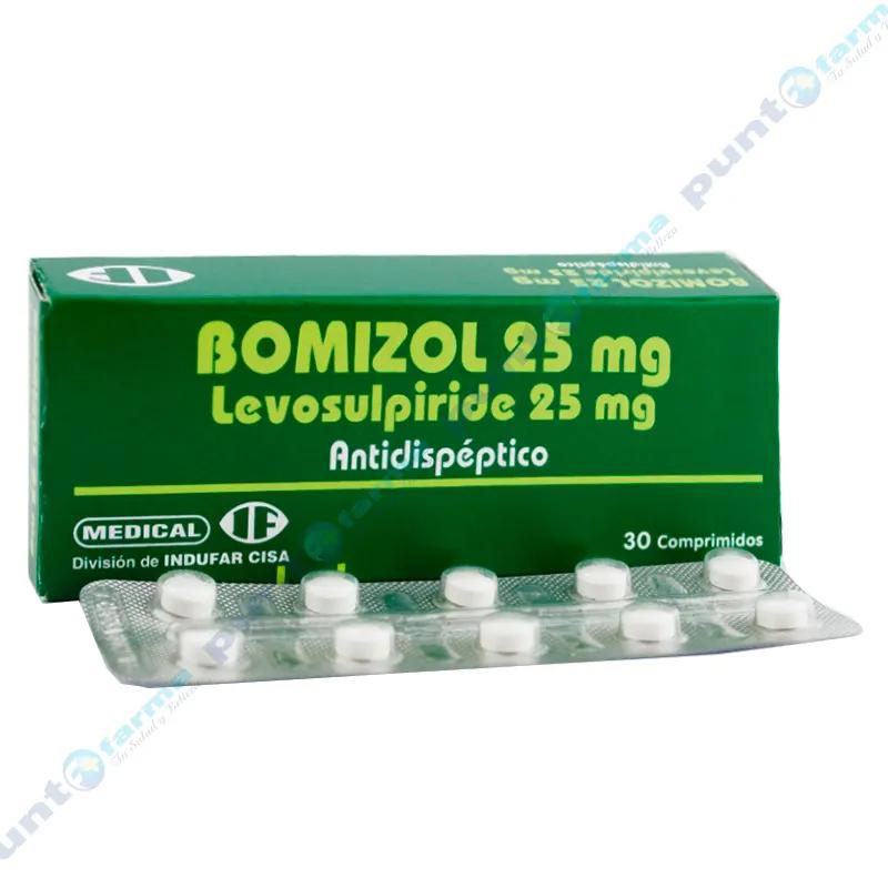 Bomizol 25 mg - Caja de 30 comprimidos
