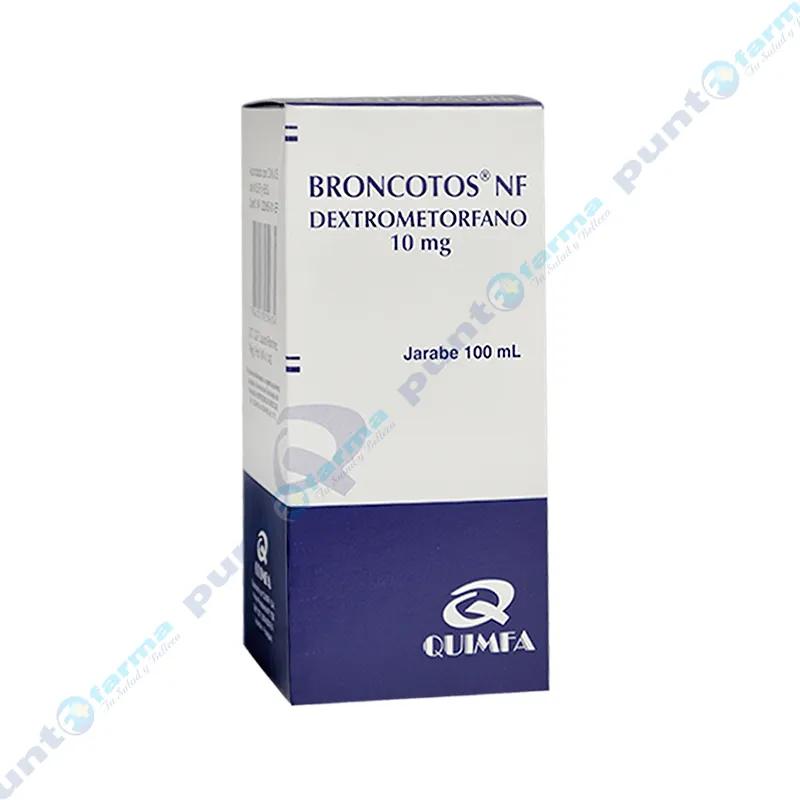 Broncotos NF Jarabe - Dextrometorfano 10 mg - Frasco de 100 ml.