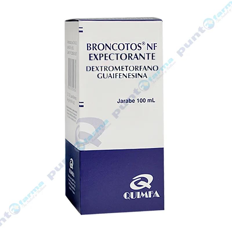 Broncotos NF Expectorante Jarabe - Dextrometorfano Guaifenesina - Frasco de 100 ml.
