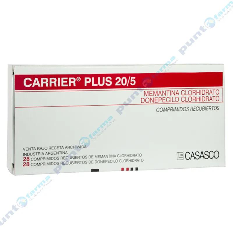 Carrier Plus 20/5 Memantina Clorhidrato - Cont. 28 comprimidos recubiertos