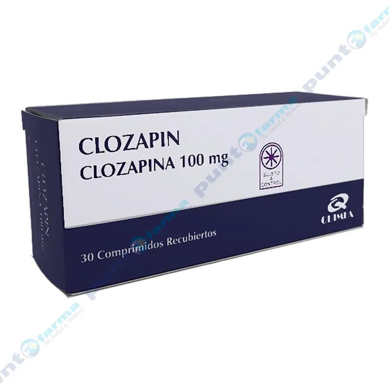 Clozapin 100 mg - Caja de 30 comprimidos recubiertos