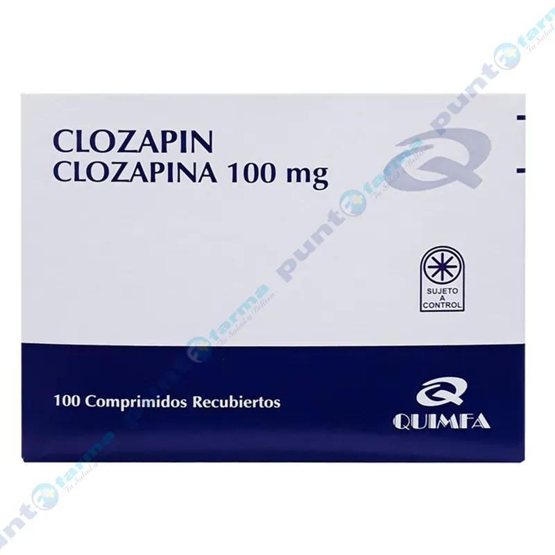 Clozapin 100 mg  Clozapina- 100 Comprimidos