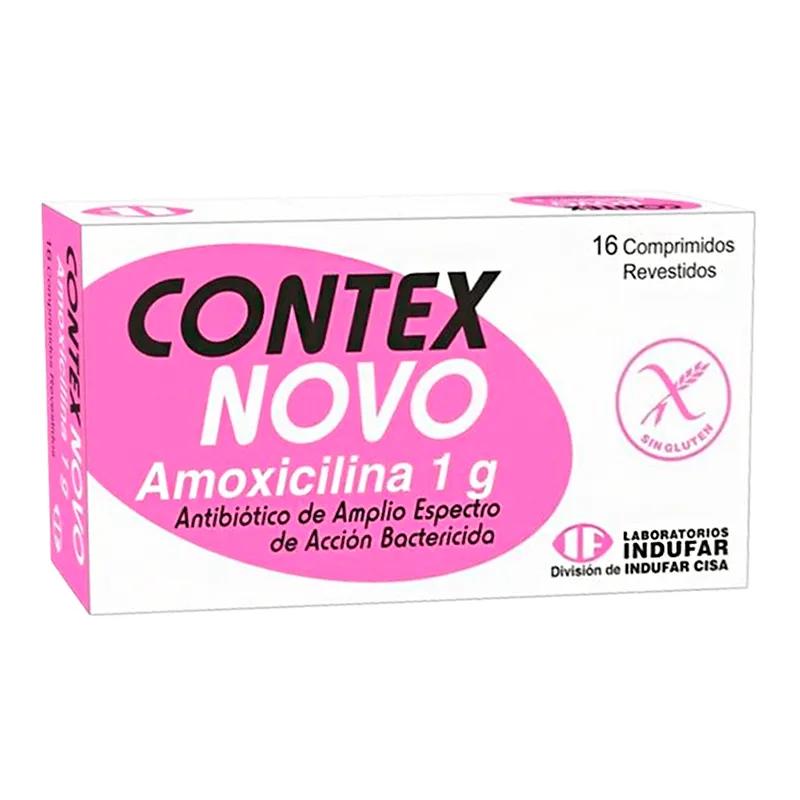Contex Novo Amoxicilina 1g - Caja de 16 comprimidos revestidos