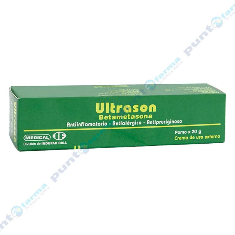 Crema Ultrason Betametasona - 20 gr.
