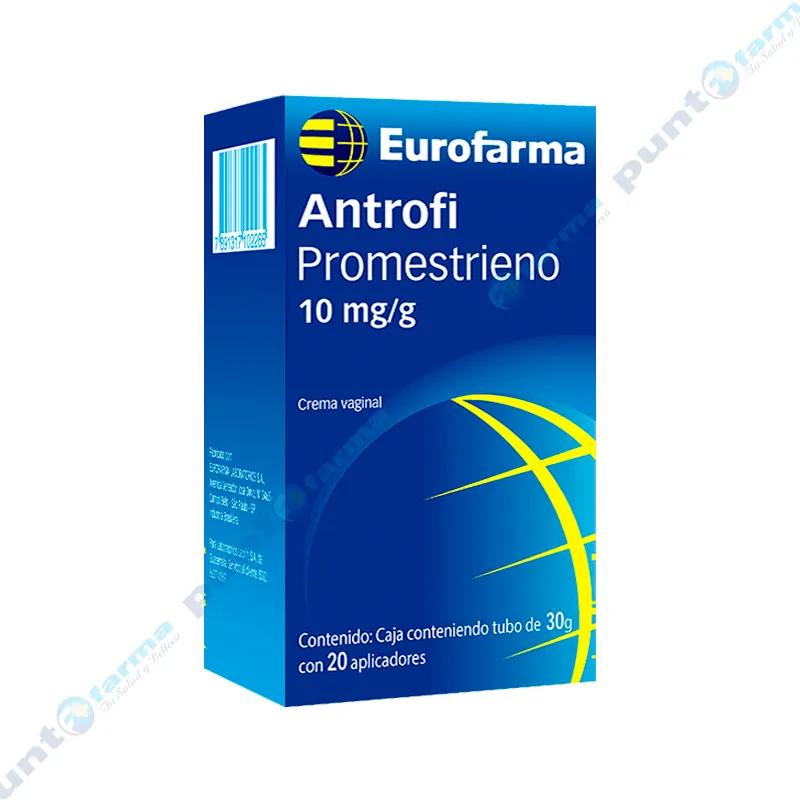 Crema Vaginal Antrofi-Promestrieno 10mg - Caja tubo de 30g + 20 aplicadores