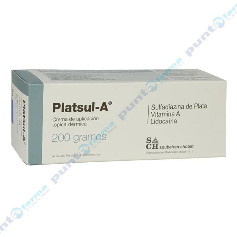 Crema de Aplicacion Topica Dermica Platsul-A. - 200g.