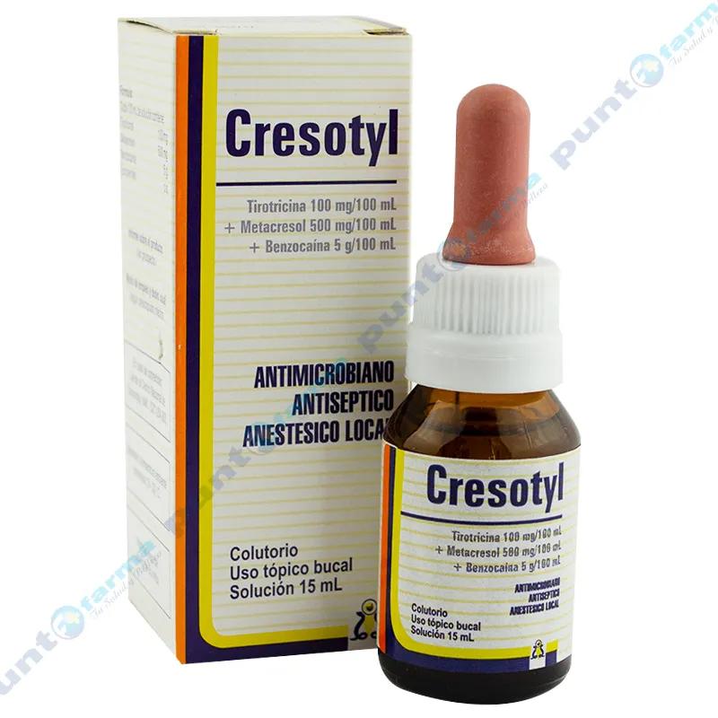 Cresotyl Tirotricina 100 mg/100 mL - Cont. 15 mL