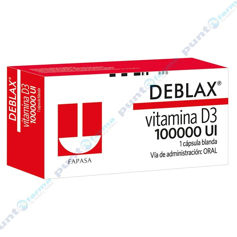Deblax Vitamina D3- Caja de 1 Cápsula Blanda