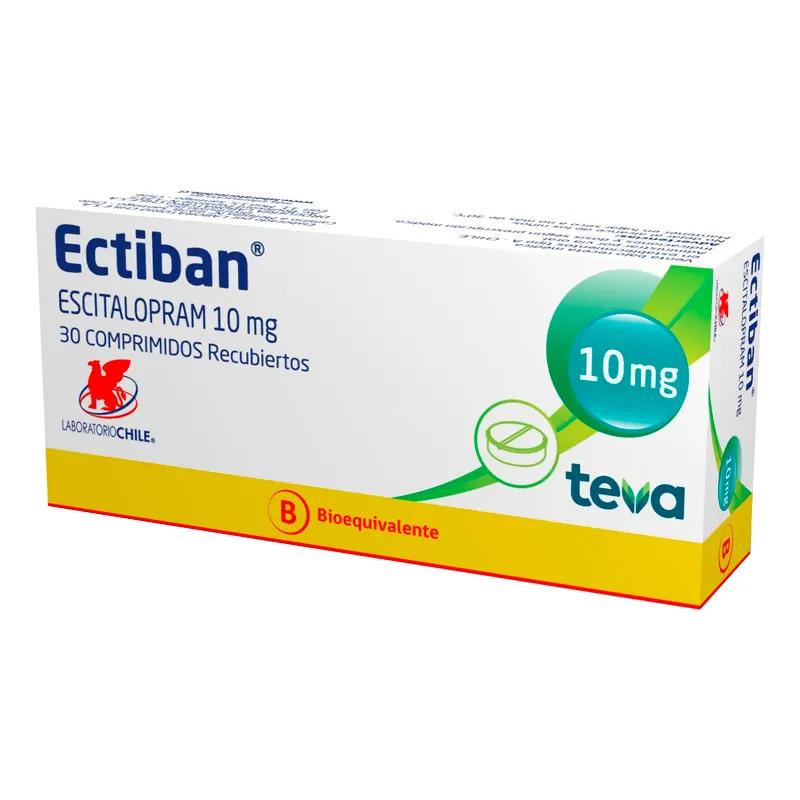 Ectiban Escitalopram 10 mg - Cont. 30 comprimidos recubiertos