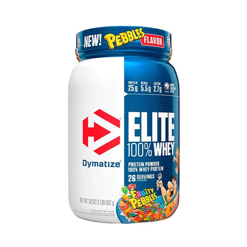 Elite 100% Whey Protein Powder  Fruity Pebbles Dymatize - 907gr