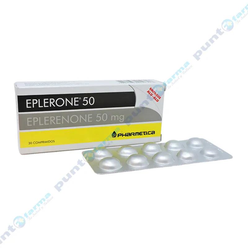 Eplerone Eplerenone 50 mg - Caja de 30 comprimidos