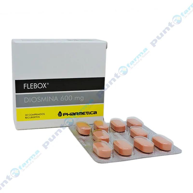 Flebox Diosmina 600mg - Caja de 30 comprimidos