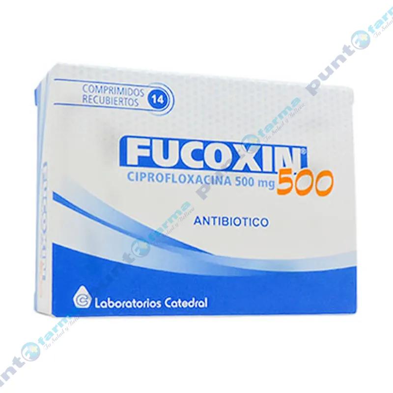 Fucoxin 500 Ciprofloxacina 500 mg - Cont. 14 Comprimidos Recubiertos