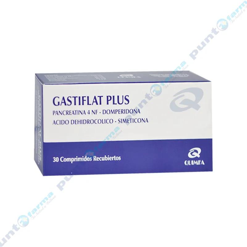 Gastiflat Plus Pancreatina 4 NF Domperidona - Cont. 30 Comprimidos Recubiertos
