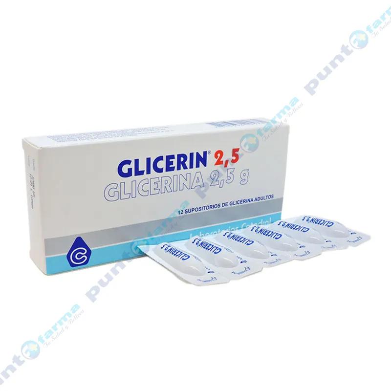 Glicerin 2,5 Glicerina 2,5g - Cont. 12 supositorios