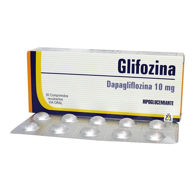 Glifozina Dapaglifozina 10 mg - 30 comprimidos recubiertos