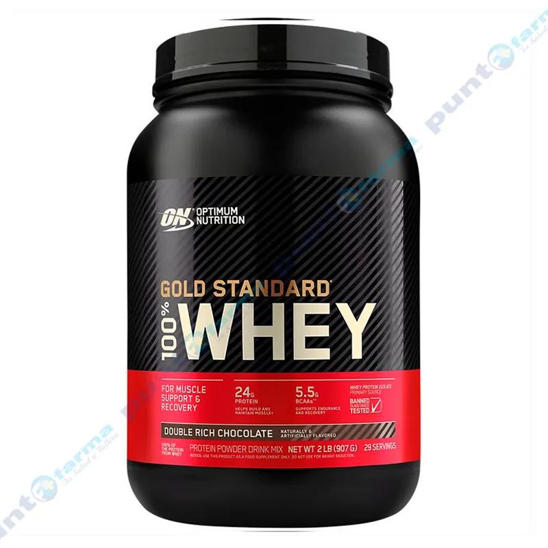 Gold Standard 100% Whey Chocolate Double Rich Optimum Nutrition - 907 gr