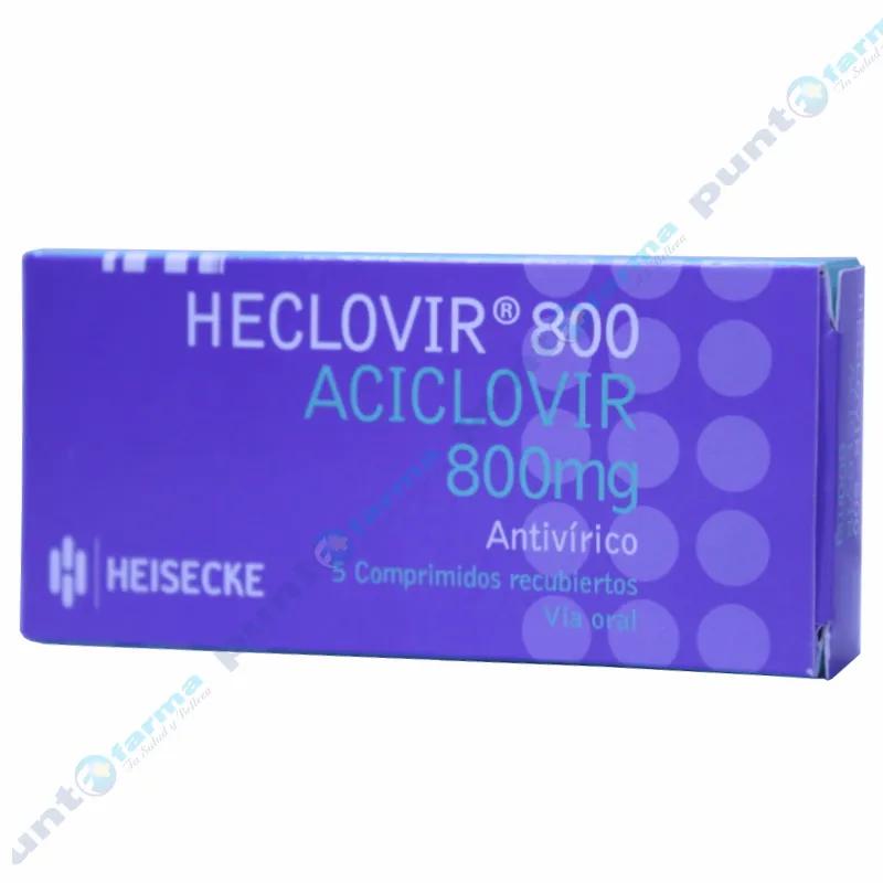 Heclovir 800 mg - Caja de 5 comprimidos