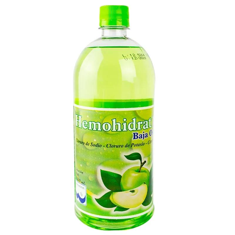 Hemohidrat Solución Rehidratante Manzana  -1000mL.
